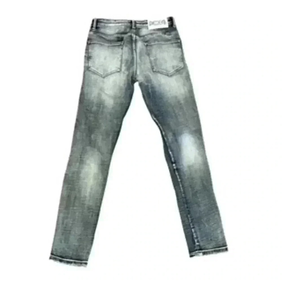 Sugarhill Woodstock Denim Wheat Wash Stretch Taper Distressed Jeans Men's sz 30 - Picture 8 of 12
